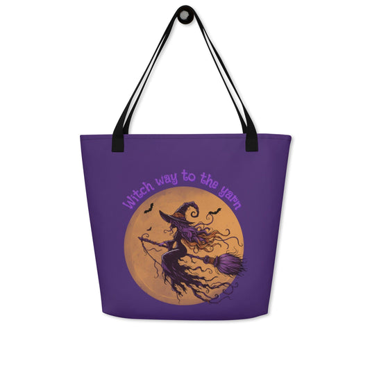 'Witch Way' Large Tote Bag