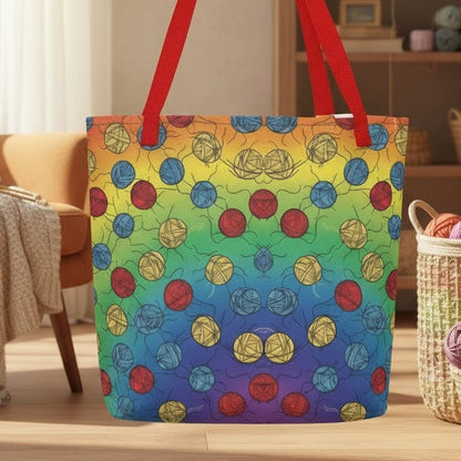 Yarn Rainbow Full Print Tote