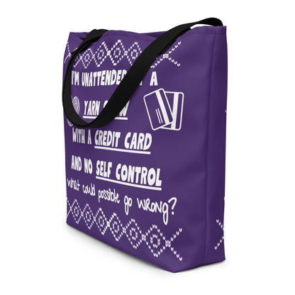 'Yarn Show' Large Tote Bag