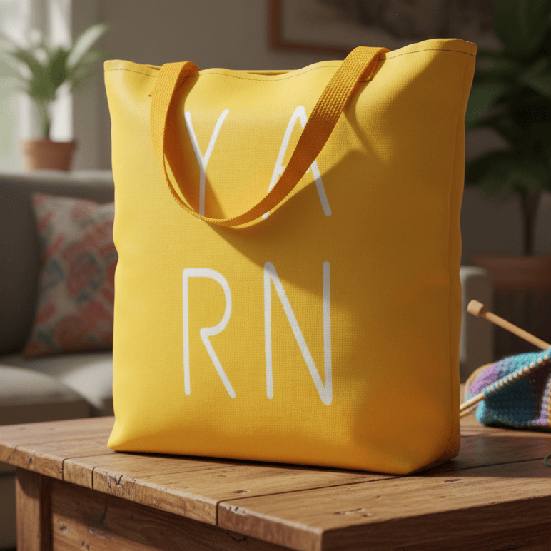 Y.A.R.N Tote Bag Yellow